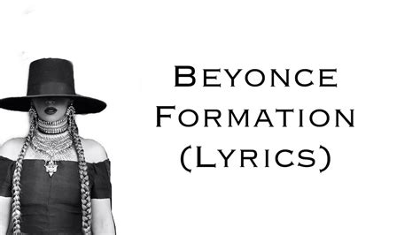 beyoncé formation lyrics analysis.